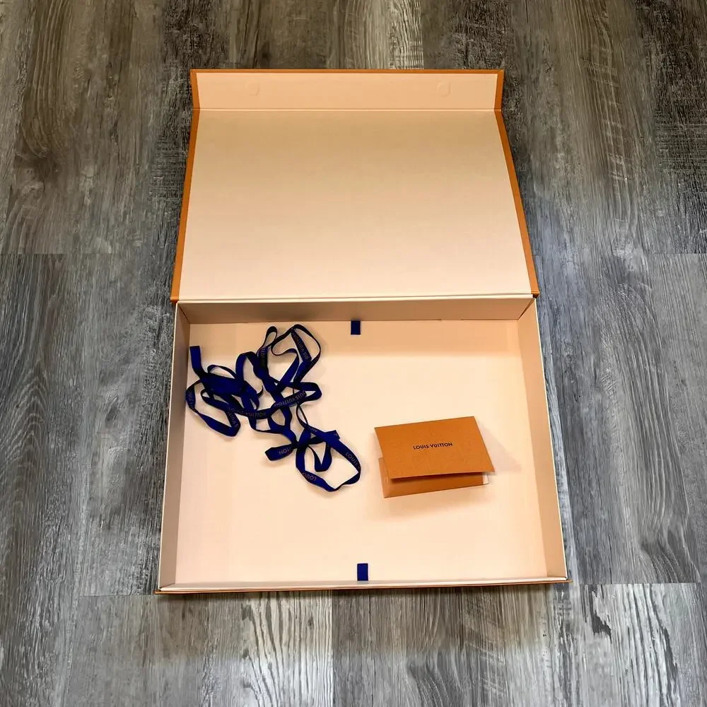 LOUIS VUITTON Orange Magnetic Storage Gift Box